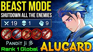 BEAST MODE Alucard Insane 19 Kills!! - Top 1 Global Alucard by Pᴀɴᴅiᴛ Ji 多 - MLBB