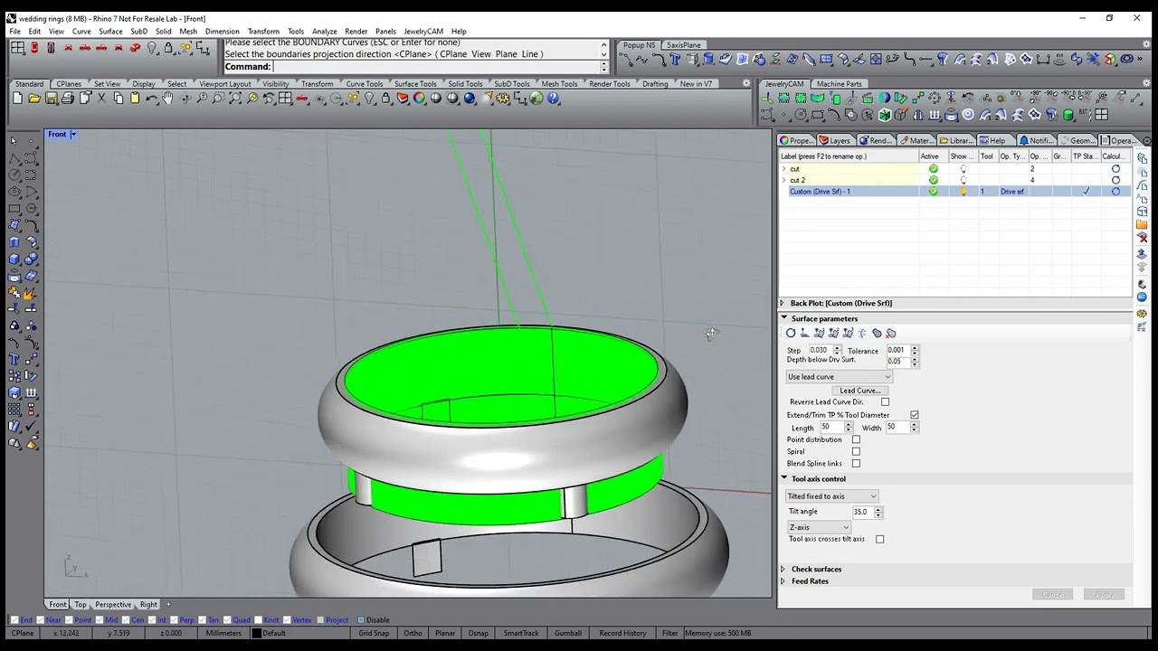 JCAM3. Two Wedding Rings