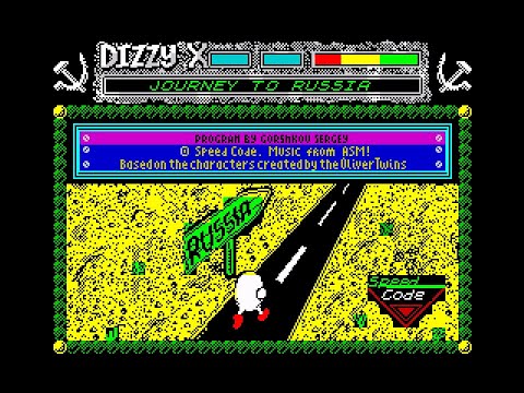 Dizzy X: Journey to Russia. ZX Spectrum. Прохождение