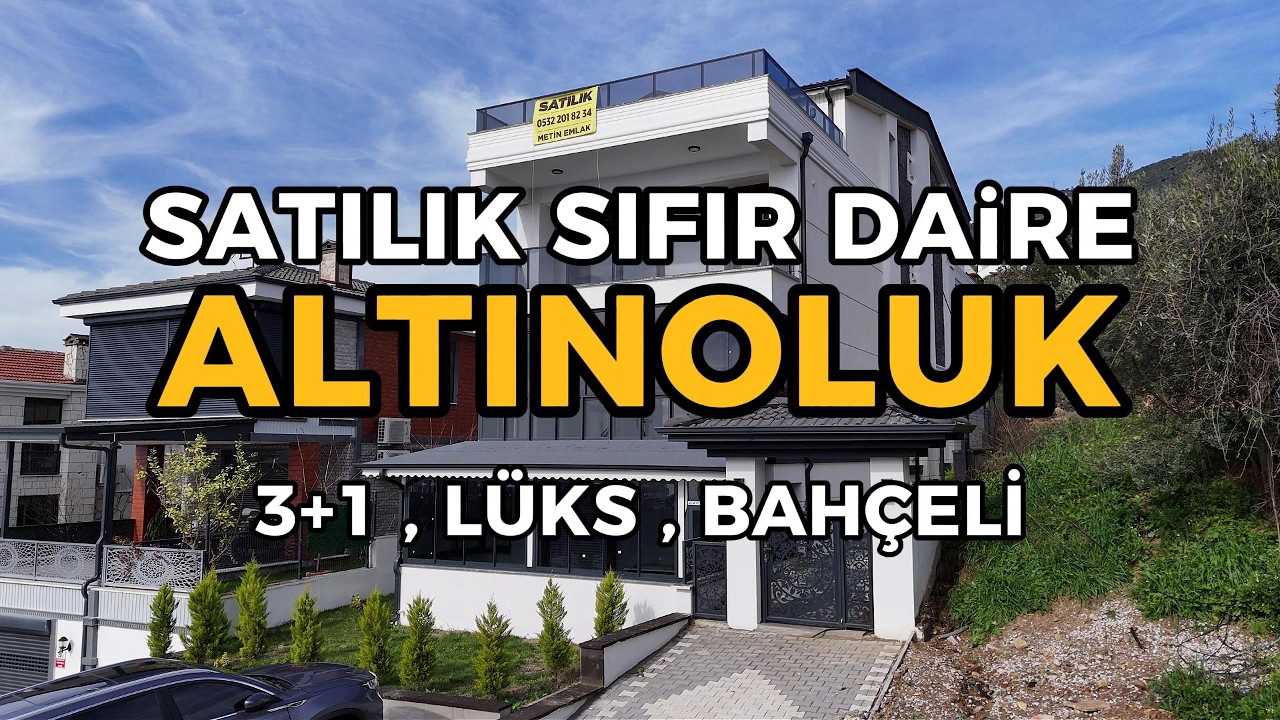 ALTINOLUK SATILIK BAHÇELİ DUBLEKS DAİRE / DENİZE YAKIN / LÜKS YAPI #altınoluk #satılıkdaire #emlak