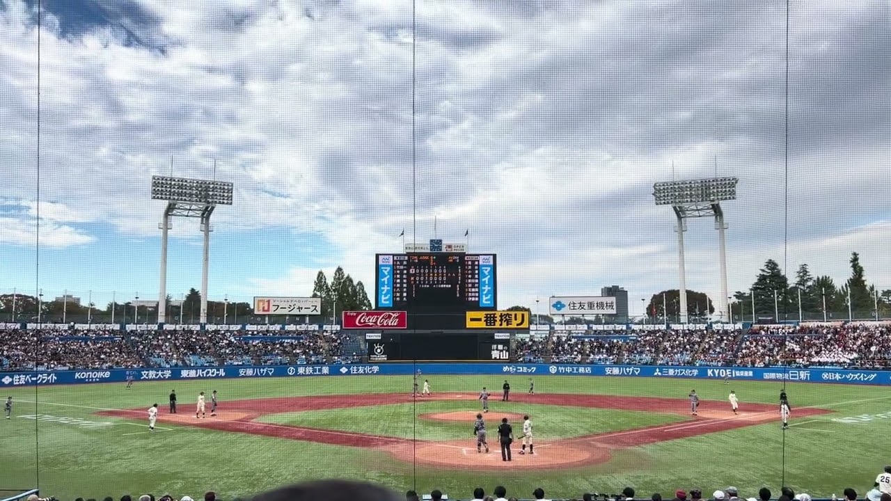 【 高校時代は群馬県内で凌ぎを削り、六大学では主将を務める２人の対戦】4K対応  秋季 六大学野球 100周年 8週  慶應義塾 ー早稲田 1回戦 外丸東眞（前橋育英）くんと小澤周平くん（健大高崎）