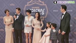 1230 '내 뒤에 테리우스' 소지섭X정인선 '2018 MBC 연기대상' 레드카펫 직캠 4K 영상
