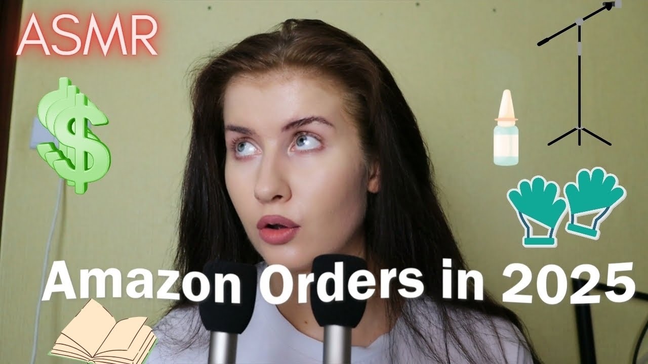 ASMR Мои заказы на Amazon в 2025 году (пока что😅) шёпотом
