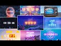 Every Event Countdown in Fortnite (Chapter 1 Season 4 - Chapter 4 Season OG)