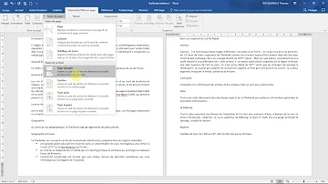 Comment faire un saut de section dans Open Office ?