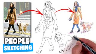 Improve your PEOPLE SKETCHING with these simple steps!