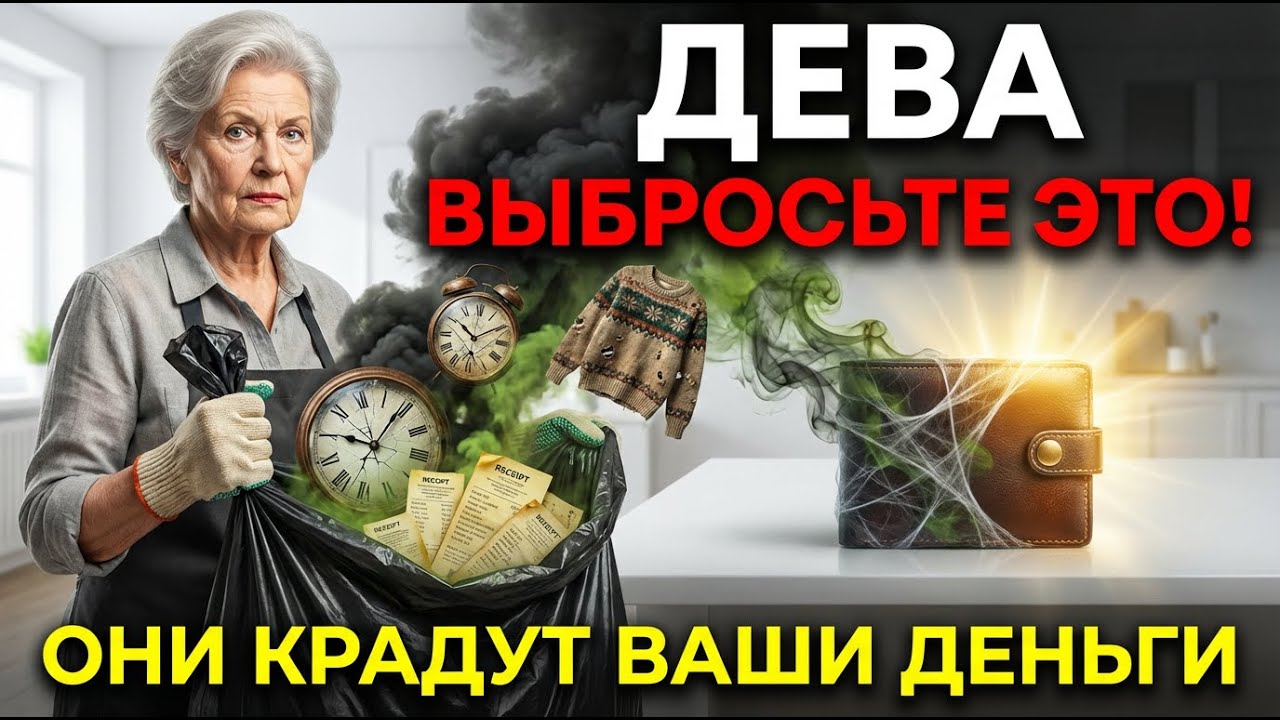 ДЕВА, 3 вещи в вашем доме, которые БЛОКИРУЮТ деньги. 🛑 Инструкция для Дев