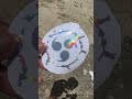 Making my own anime sticker #youtubeshorts #anime #animestickers #diy #animeeart #sasuke