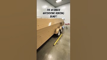 The Ultimate Waterfowl Hunting Blind?! Part 1 #hunting #waterfowl #goose #duck #sitka