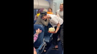 Pilot surprises his widowed mother on her birthday 🥹