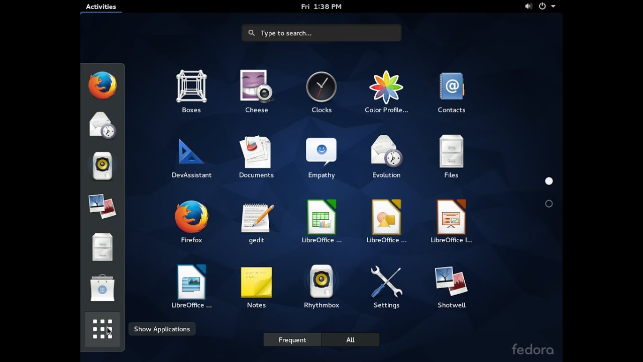 fedora workstation