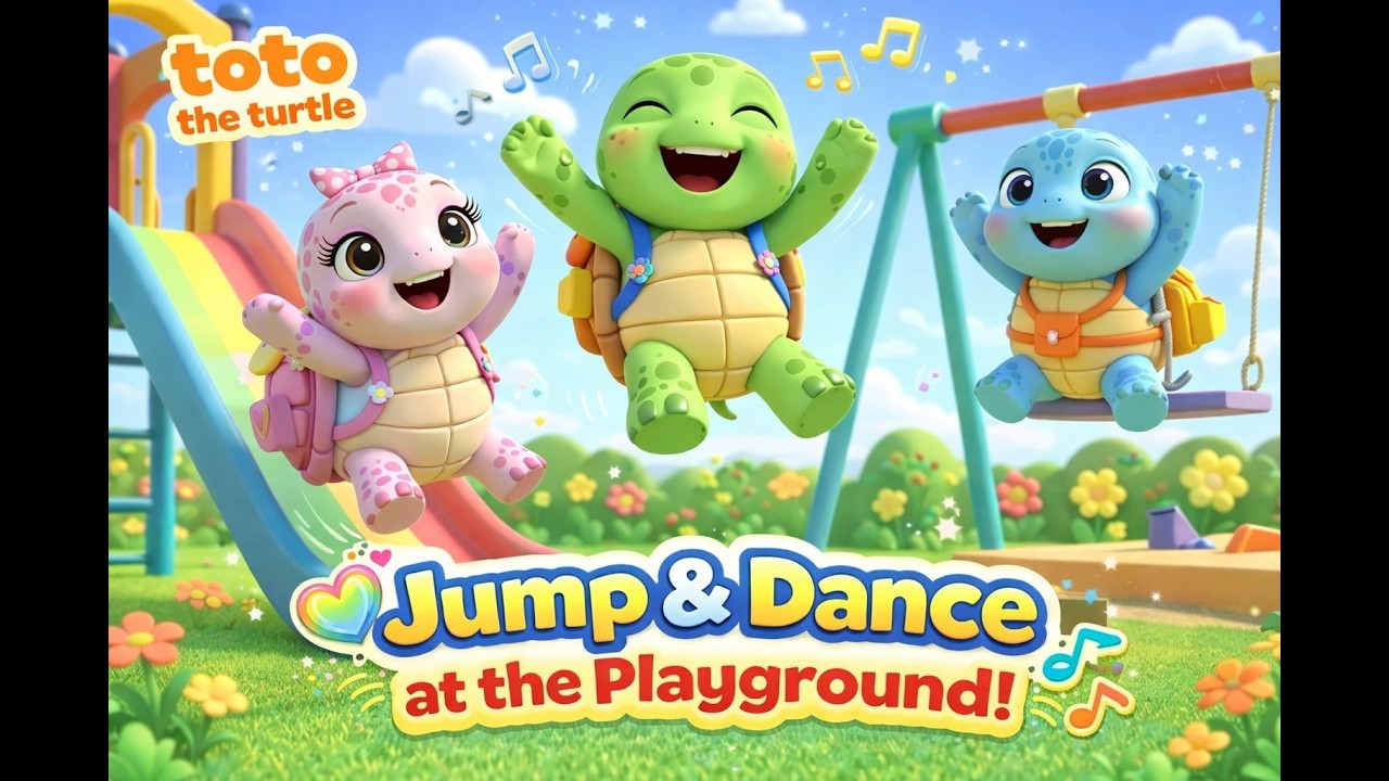Jump & Dance at the Playground | Kids Dance Song | Action Song for Toddlers | Nursery Rhymes