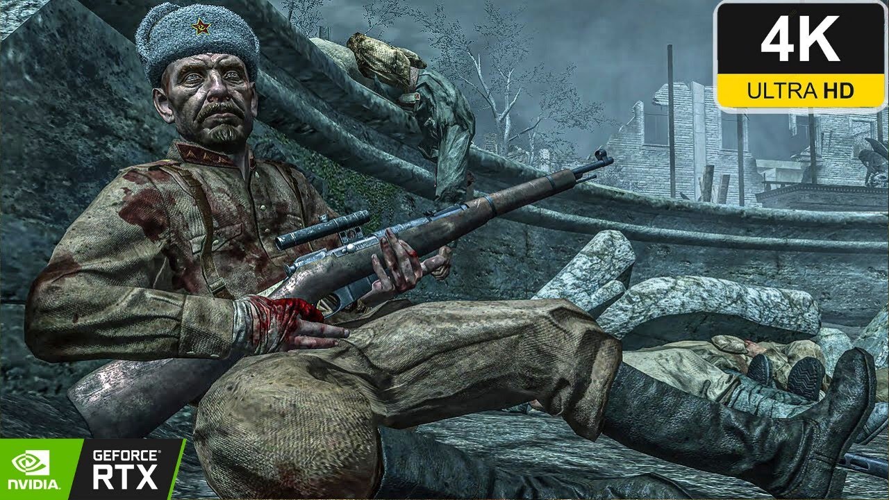 CoD World At War - Vendetta | Ультрареалистичная графика [4K 60FPS]