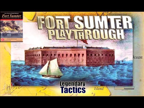 Fort Sumter:  App Playthrough / GMT Games / Legendary Tactics / The Secession Crisis 1860-1861