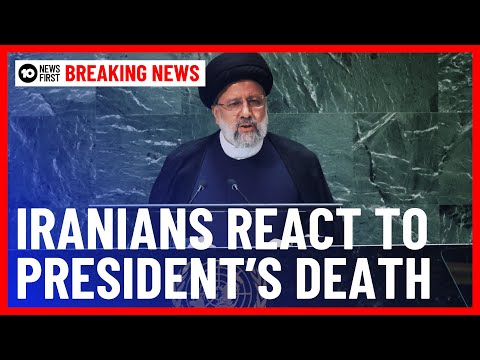 Iranians React To President's Death In Helicopter Crash | 10 News First