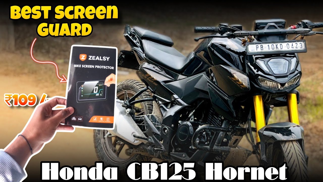 Honda CB125 Hornet Screen Guard Installation + Review 🔥 | Best or Waste at ₹109?