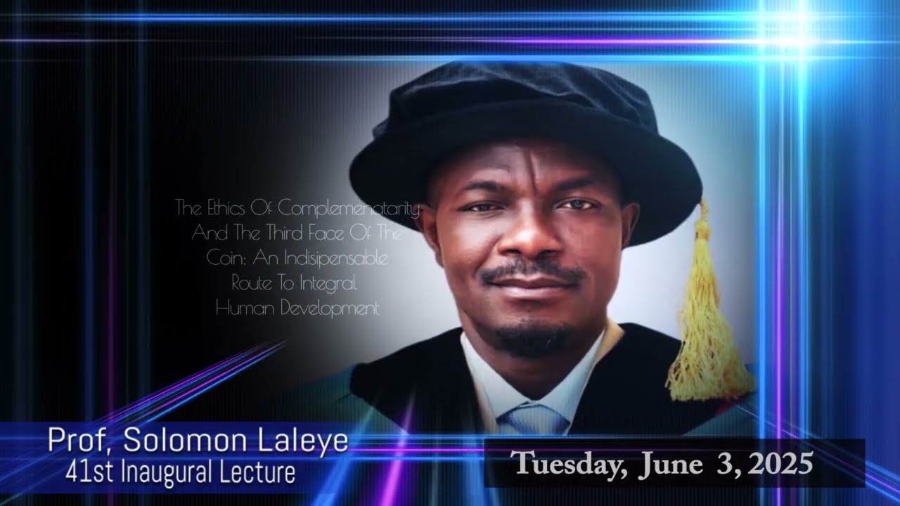 AAUA 41st Inaugural Lecture by Professor Solomon Akinyemi Laleye
