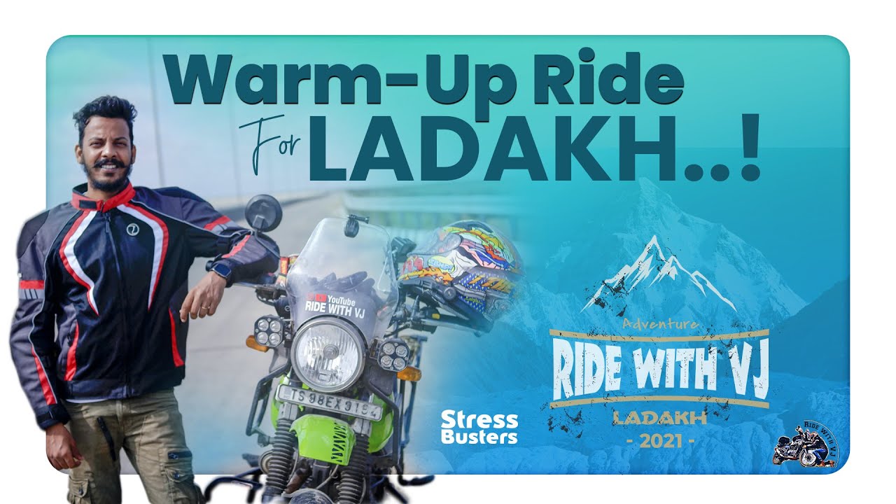 Warm-Up Ride for Ladakh | Kondapochamma Sagar | Ride with Vj