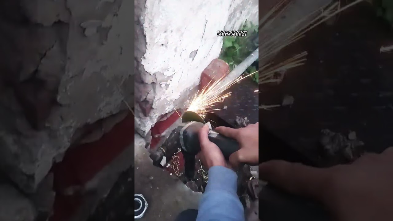 Industrial metal Cutter in action | Working pipe Cutting with high Flame | 