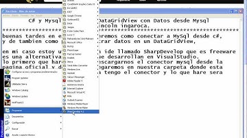 c# y MySql llenar datos a un DataGridView