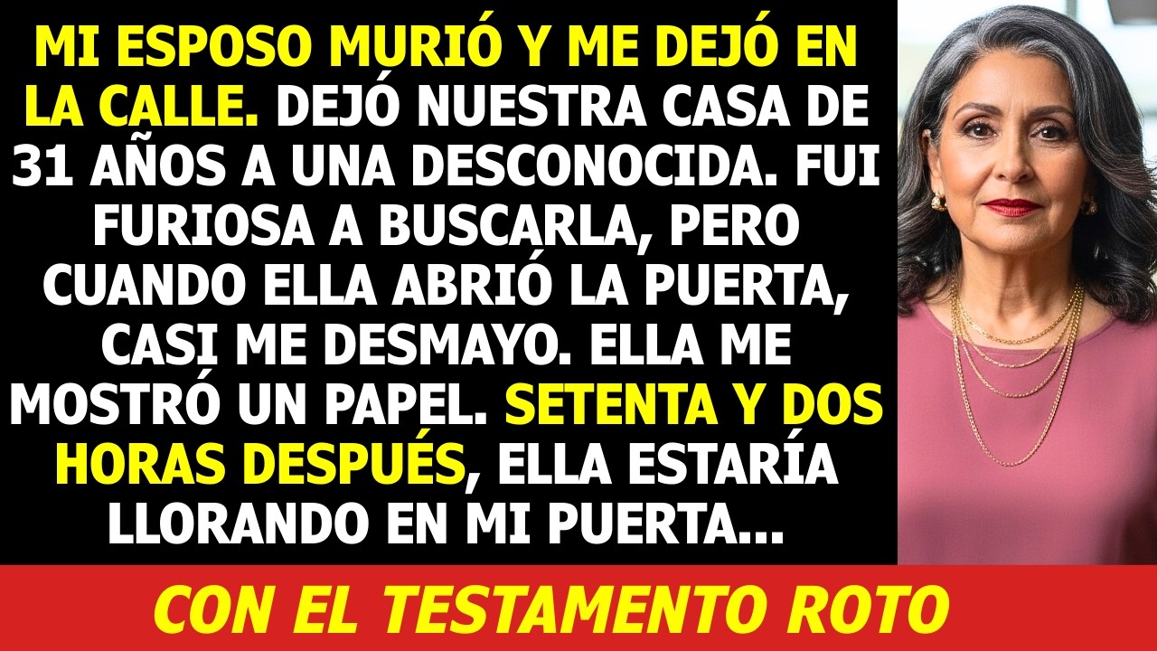 Una Extraña Heredó mi Casa de 31 Años. Fui a Gritarle... 3 Días Después, Ella Tocó mi Puerta