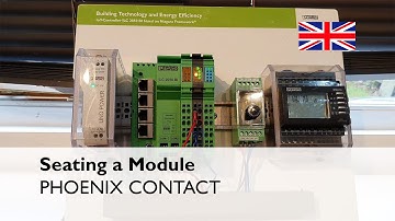 Seating a module in the ILC 2050 BI Controller
