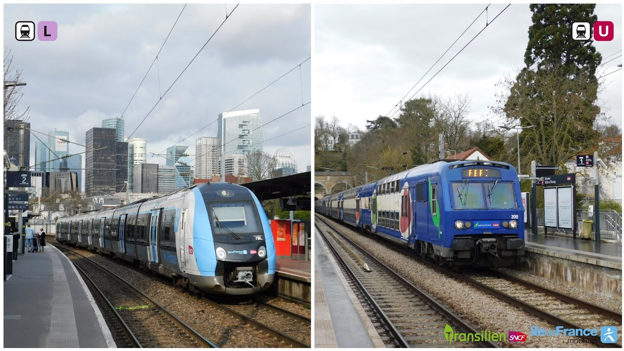[Transilien L U] Spot des Z50000/Z8800 entre La Défense et Chaville – Rive Droite #transilien #idfm