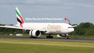 NEW ROUTE! EMIRATES SKY CARGO ARRIVES AT MANCHESTER FOR THE FIRST TIME! 1/6/24✈️😀