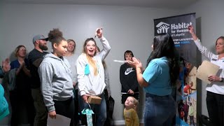 Habitat for Humanity of Lafayette has a built a new home for Lafayette resident, Tina Hamilton and