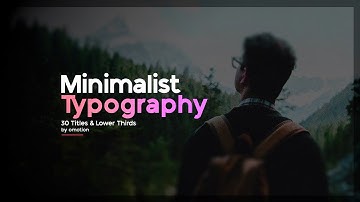 Minimalist Typography for Final Cut Pro