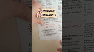 2026 Dhbt-Dkab-Mbsts Sorularla Konu Bi̇ti̇r