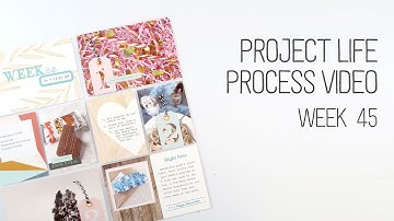 Project Life Process // Week 45 // Citrus Twist