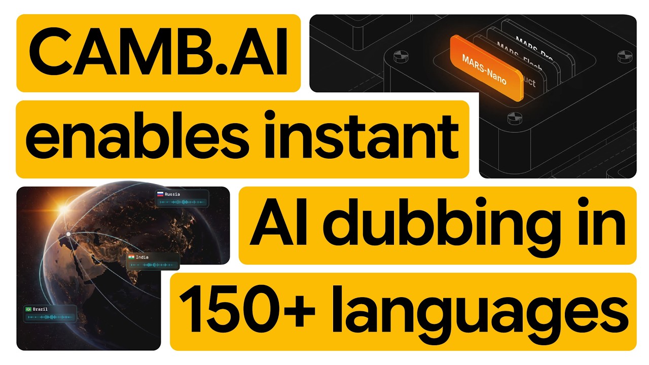 New Way Now: How CAMB.AI uses Google AI to localize content for 8 billion people in any language