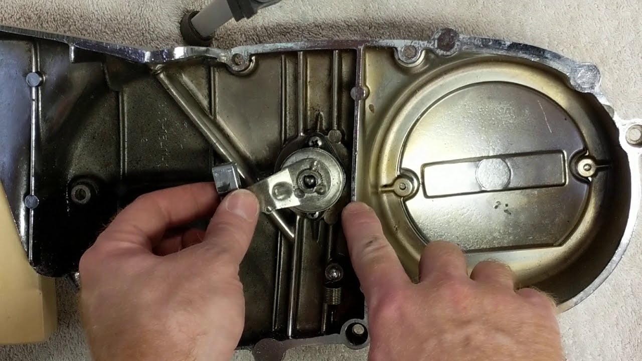 XS 650 clutch adjustment tips YouTube