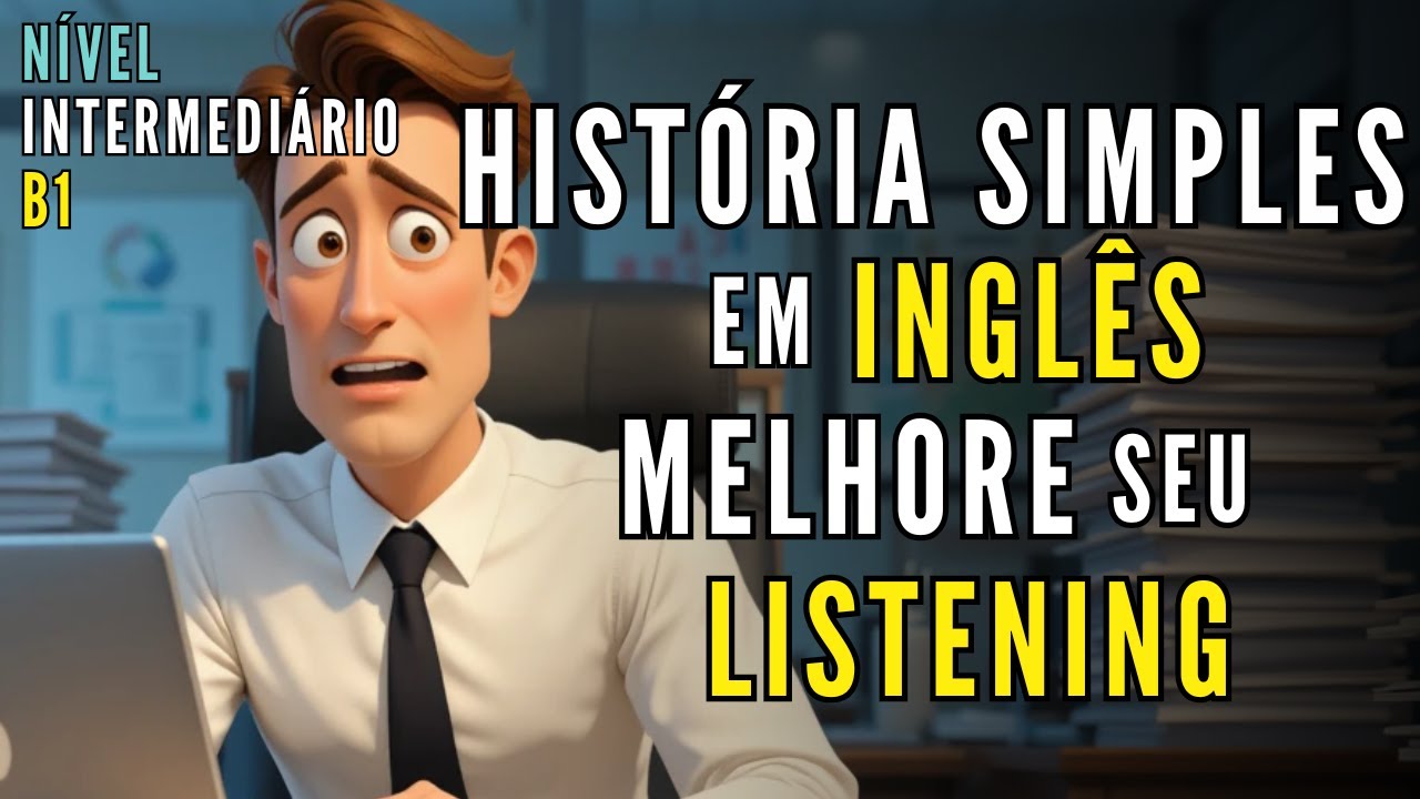 APRENDA INGLÊS em 24 minutos com histórias divertidas | Nível Intermediário B1 |Melhore o LISTENING