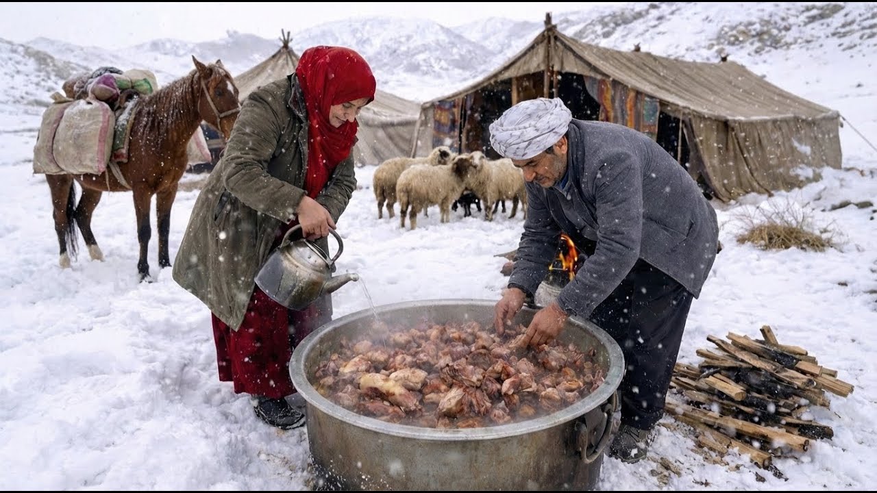 Survival in Afghanistan's coldest village  A nomadic family of goat herders