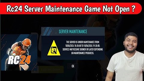 Real Cricket 24 Server Maintenance Problem ? Rc24 Game Not open ? Rc24 t20 world cup update bugs