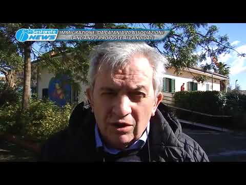 TG LA SESTA IMMIGRAZIONE, DA CATANIA 20 ASSOCIAZIONI LANCIANO 7 PROPOSTE AI CANDIDATI 26 02 2018 newspaper mockup