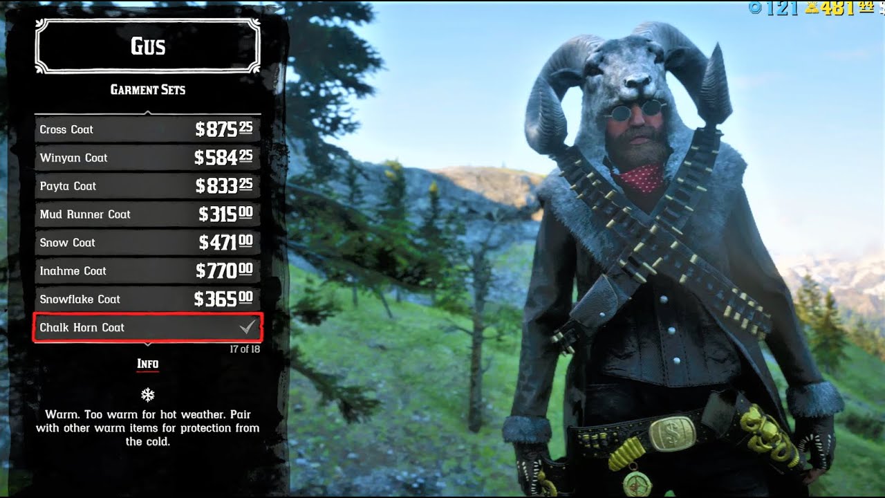 Showcasing All Best Legendary Animal Garments/Trapper Outfits For