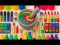 Satisfying Slime ASMR Video | DIY Mixing Makeup Glitters Random Things Into Rainbow Slime