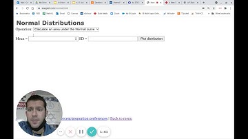 Finding Area Under a Normal Curve using Table A and Stapplet