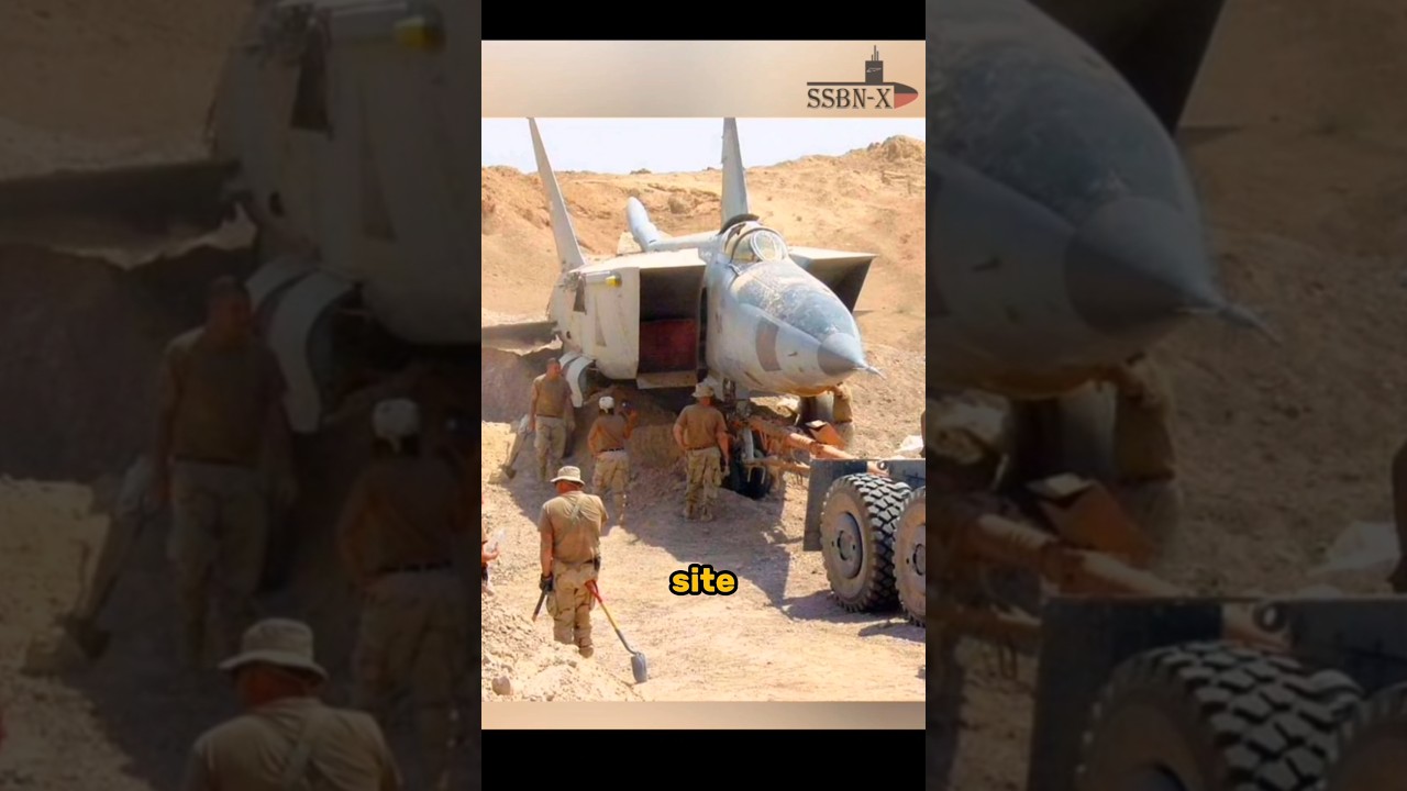 In 2003, Buried MiG-25 And Other Planes Founded In Iraq