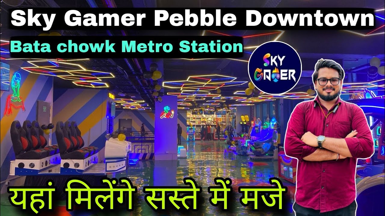Sky gamer zone /sky gamer pebble downtown/ sky gamer faridabad / Place to visit in delhi ncr