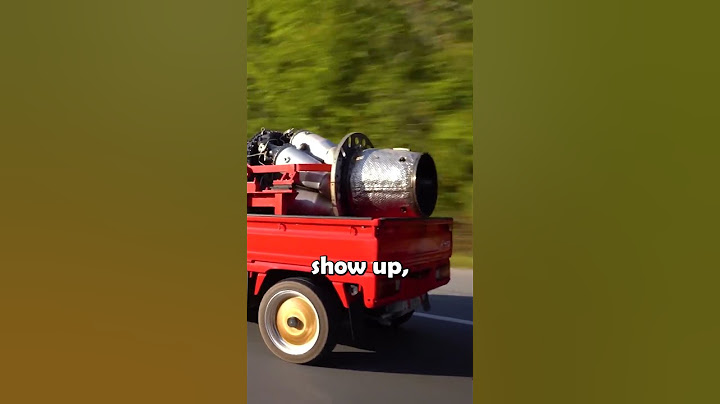 What if you put jet engines on a truck?