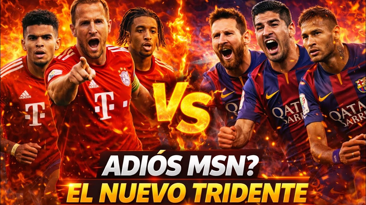 El tridente del Bayern quiere destronar al MSN: números que asustan comandado por Luis Diaz