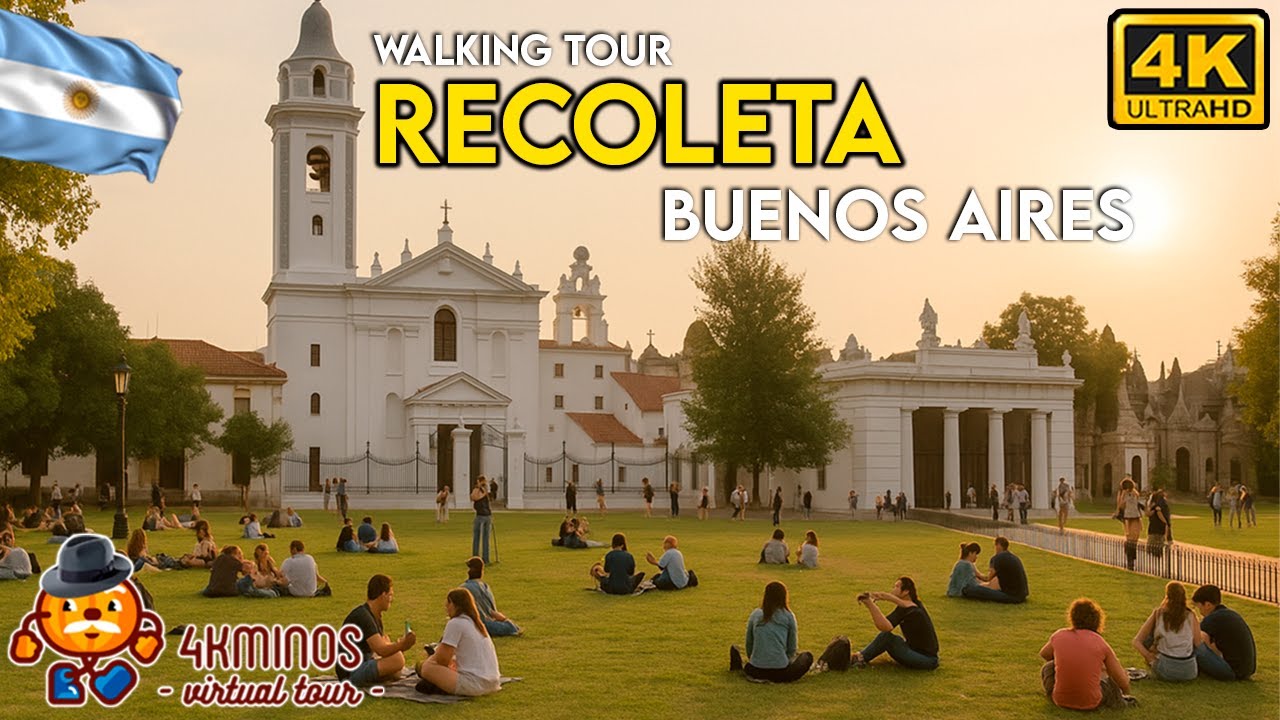 BUENOS AIRES | RECOLETA | 4K UHD | Virtual Tour 2025