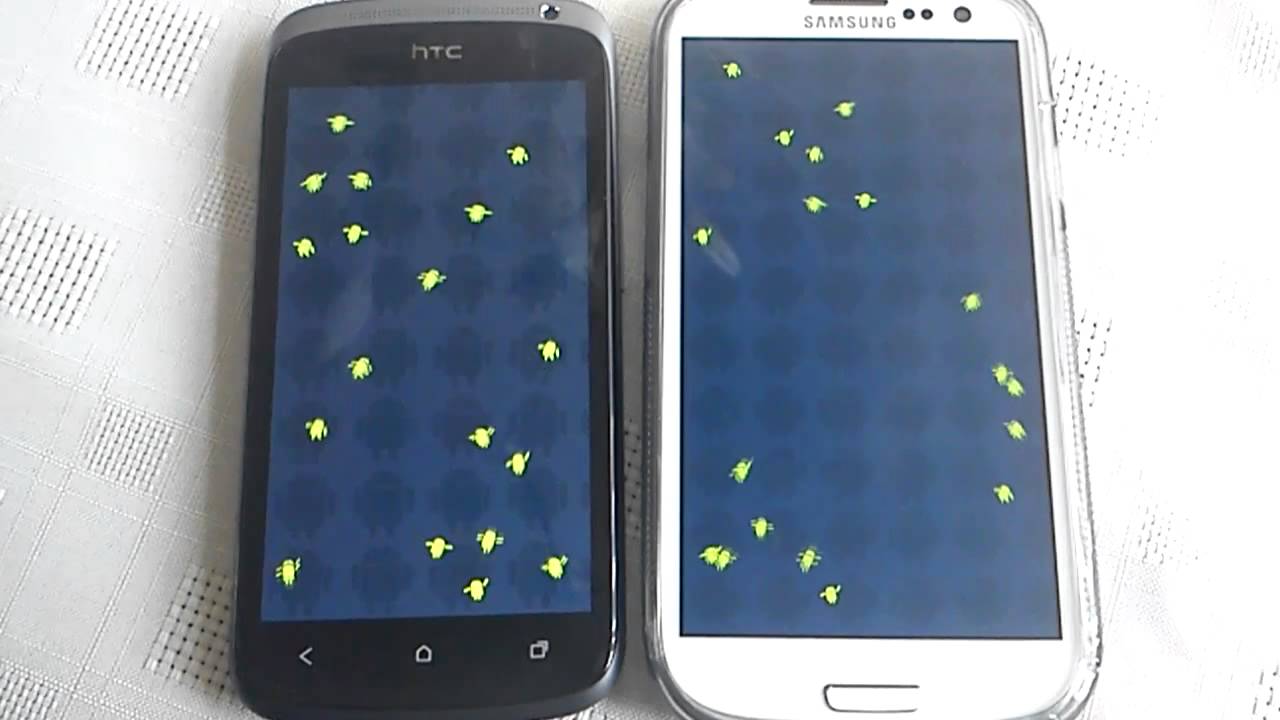 Samsung Galaxy s3 VS Htc One S (Antutu Benchmark)