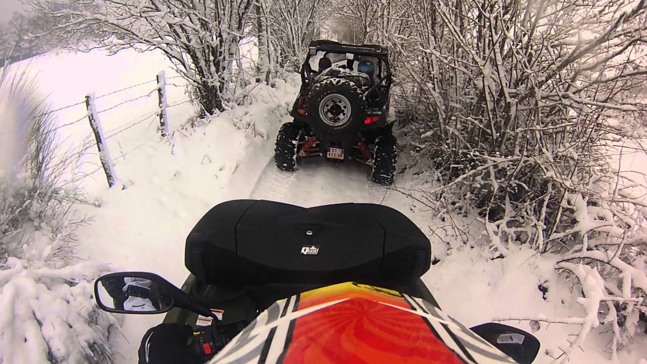 Rando quad L'hivernale 2014 YouTube