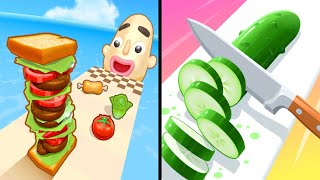 Sandwich Runner vs Perfect Slices Gameplay screenshot 5