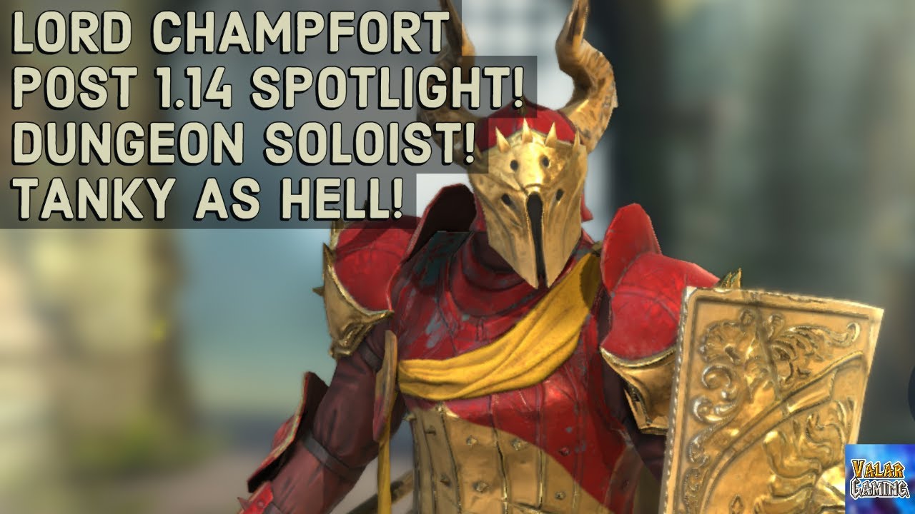 Lord Champort post 1.14 Dungeon Soloist?! | RAID Shadow Legends
